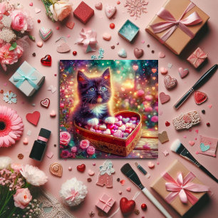 Cartão De Festividades Namorados de Fantasia do Coração de Cristóvão Tuxe