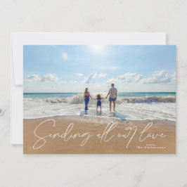 Cartão De Festividades Namorados de Fotografias de Amor Enviar Sobreposiç