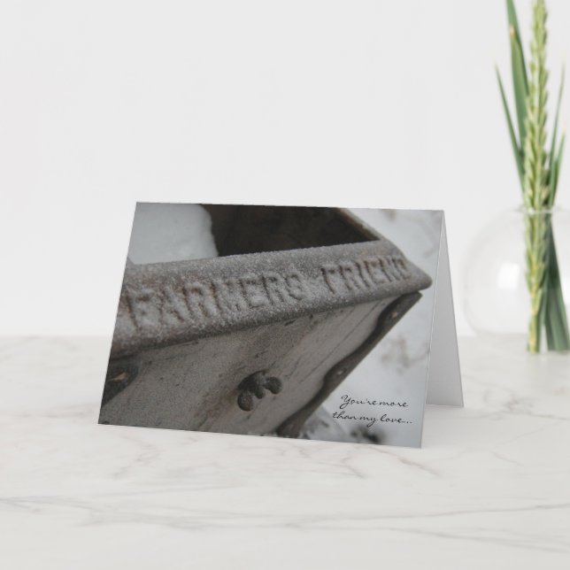 Cartão De Festividades Namorados de trator/Cartão de aniversário — Amigo  (Frente)