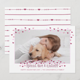 Cartão De Festividades Namorados ESPALHAM AMOR E ADVERTÊNCIA Foto