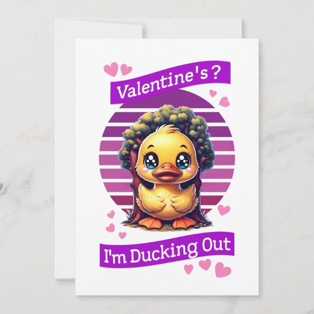 Cartão De Festividades Namorados? Estou saindo (Frente)