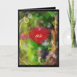 Cartão De Festividades Namorados giratório