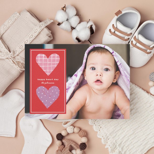 Cartão De Festividades Namorados Ilustrado de Corações (Criador carregado)