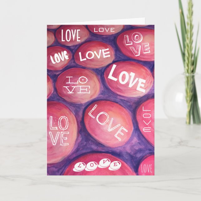 Cartão De Festividades Namorados Loveland (Frente)