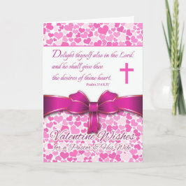 Cartão De Festividades Namorados religiosos para o pastor & a esposa,