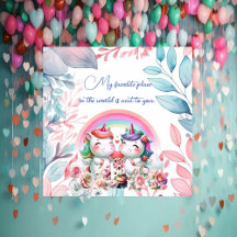 Namorados Românticos de Casal Unicorn Favoritos