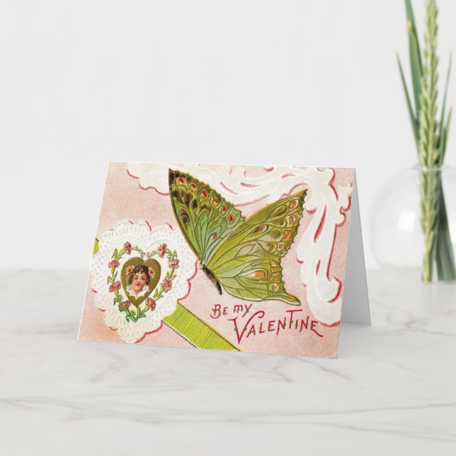 Cartão De Festividades Namorados Vintage (Frente)