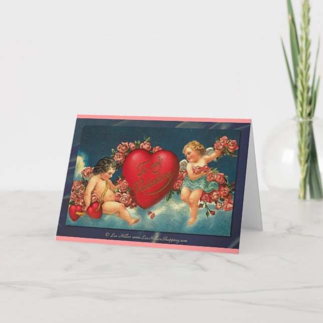 Cartão De Festividades Namorados Vitoriano Para O Meu Namorados (Frente)