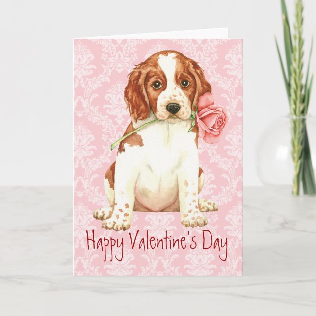 Cartão De Festividades Namorados Welshie (Frente)