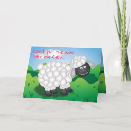 Cartão De Festividades Namorados Wooly Sheep
