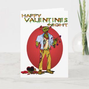 Cartão De Festividades Namorados Zombie