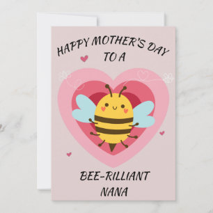 Cartão De Festividades Nana bee-riliante