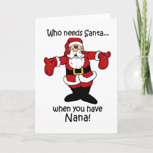 Cartão De Festividades Nana Christmas card