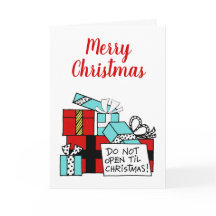 Não Abrir até o Natal apresentar Natal