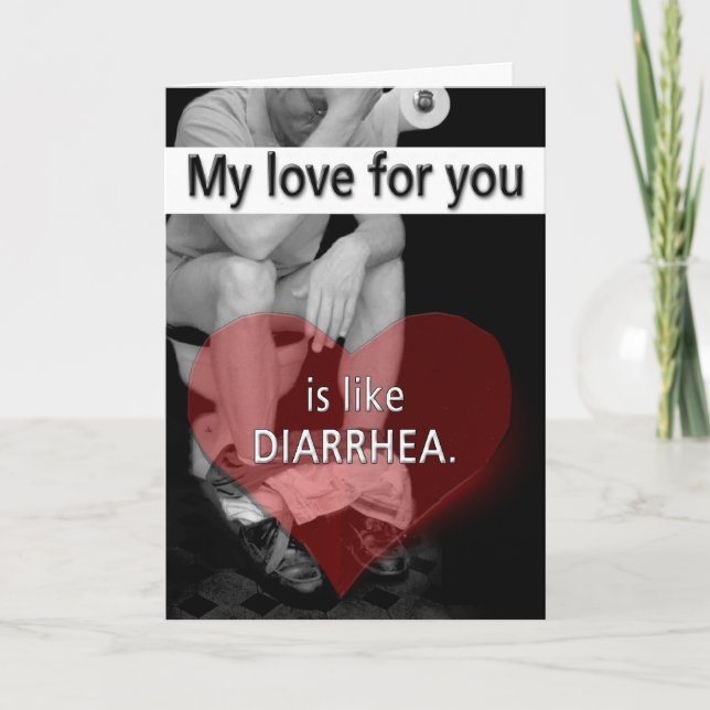 Cartão De Festividades Não consigo segurá-lo no Namorados (Frente)