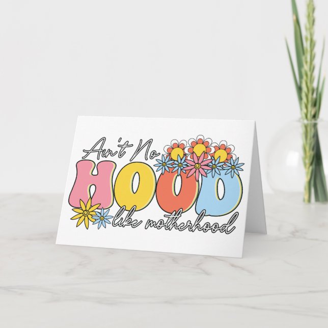 Cartão De Festividades Não Há Nada Como a Maternidade Dia das Mães Divert (Frente)