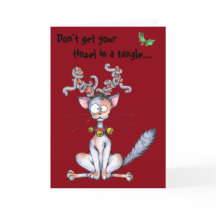 Não obtenha seu ouropel em um emaranhado! Feriado