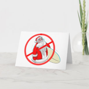 Cartão De Festividades Não, papais noeis!