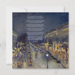 Cartão De Festividades Não seja gentil com Dylan Thomas