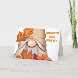 CARTÃO DE FESTIVIDADES NÃO SEJA TÍMIDO **18º ANIVERSÁRIO**