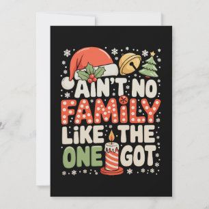 Cartão De Festividades Não tenho família como a que tenho Natal