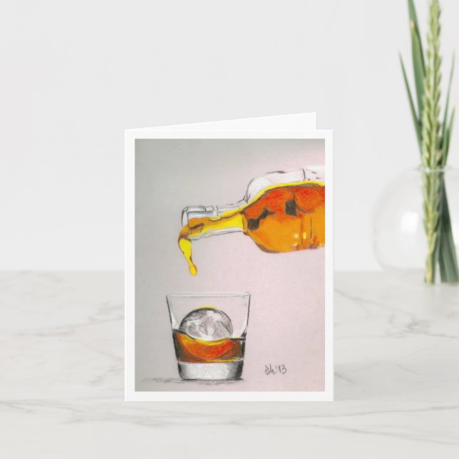 Cartão De Festividades nas rochas (Frente)