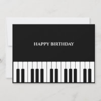 NASCIMENTO FELIZ DE Piano preto e branco