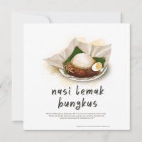 Nasi Lemak Bungkus Malásia