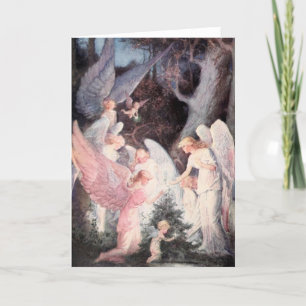 Cartão De Festividades natais vintages