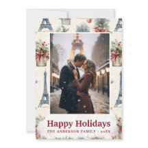 Natais vintages de Foto em Torre Eiffel Chic Paris