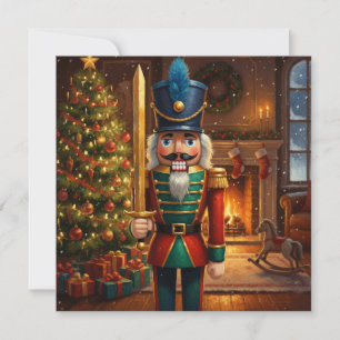 Cartão De Festividades Natais vintages Nutcracker