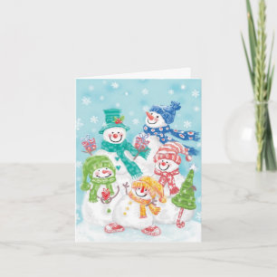 Cartão De Festividades Natais vintages Obrigado