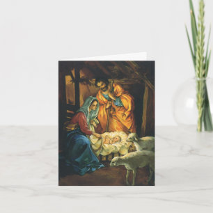 Cartão De Festividades Natais vintages Obrigado