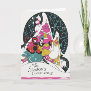 Cartão De Festividades Natais vintages, Pessoas vitorianas Ricos