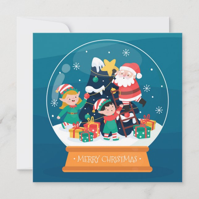 Cartão De Festividades Natal (Frente)