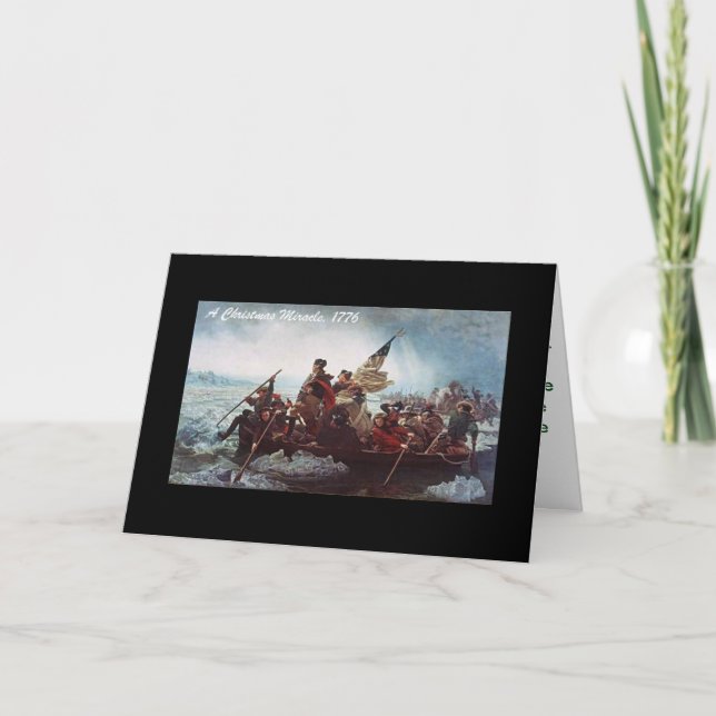 Cartão De Festividades Natal 1776 (Frente)