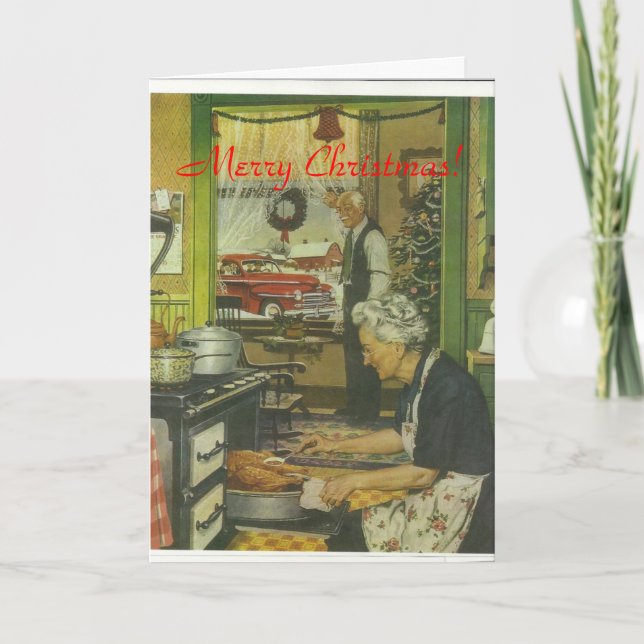 Cartão De Festividades Natal 1947 de Plymouth (Frente)