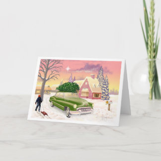 Cartão De Festividades Natal 1951