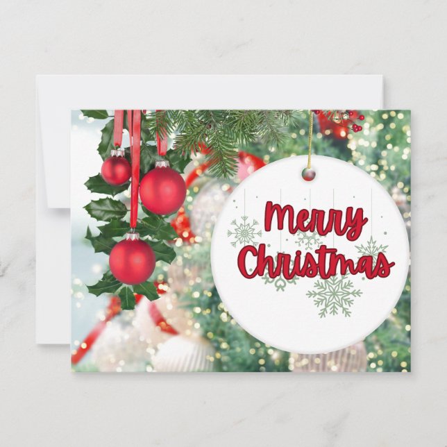 Cartão De Festividades Natal 3 (Frente)