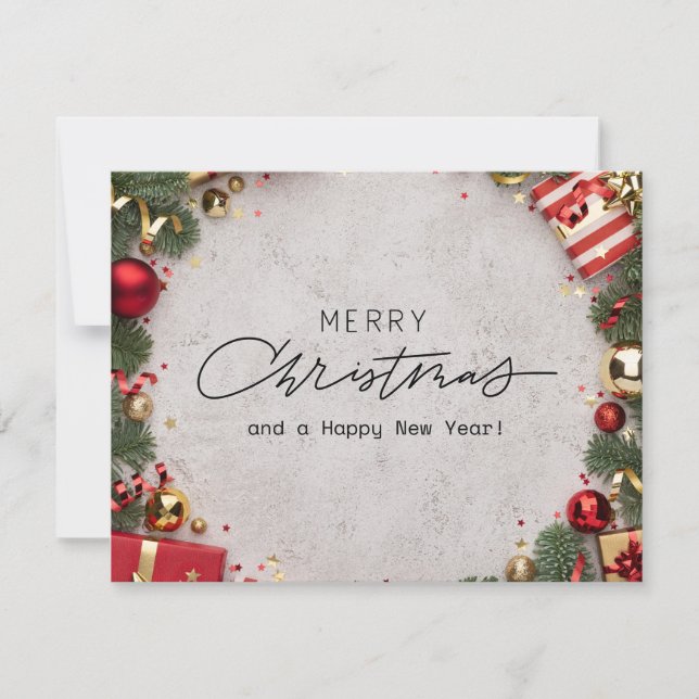 Cartão De Festividades Natal 4 (Frente)