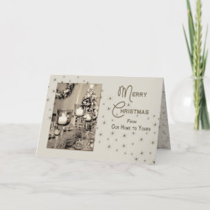 Cartão De Festividades NATAL - A nossa casa no seu - BONITO ÚNICO
