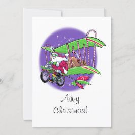 Cartão De Festividades Natal aéreo