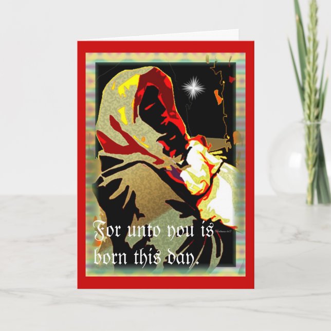 Cartão De Festividades Natal: África (Frente)