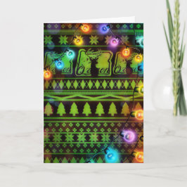 Cartão De Festividades Natal alegre de Oregon