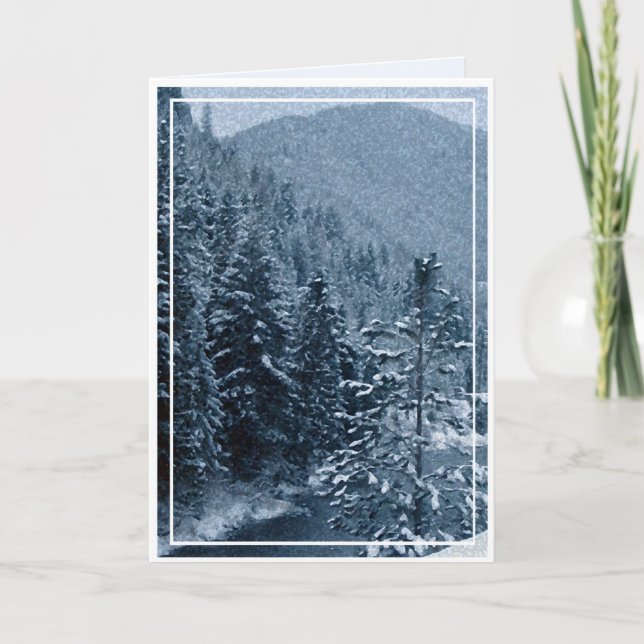 Cartão De Festividades Natal, Ano Novo, Férias - Vazio (Frente)