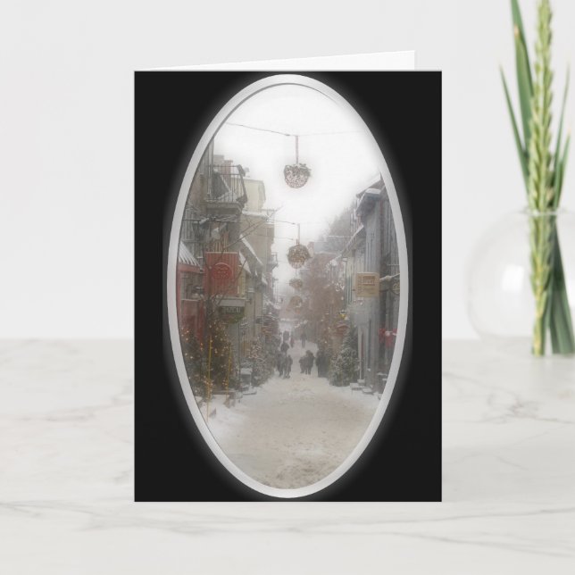 Cartão De Festividades Natal antigo (Frente)