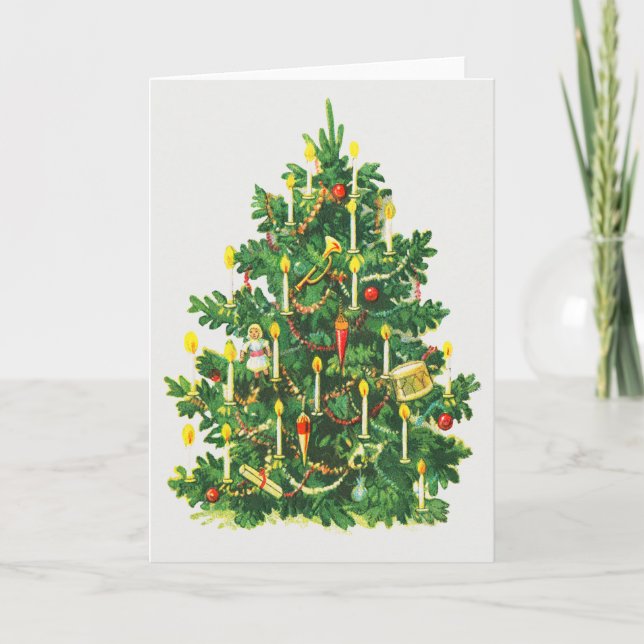 Cartão De Festividades Natal Antigo 2 (Frente)