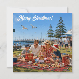Cartão De Festividades Natal australiano em Port Arlington Melbourne