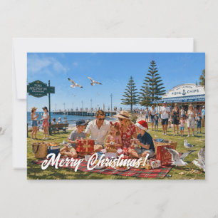 Cartão De Festividades Natal australiano Porto Arlington Melbourne