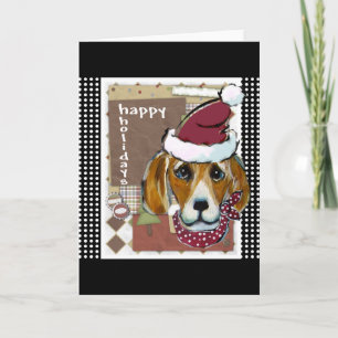 CARTÃO DE FESTIVIDADES NATAL BEAGLE